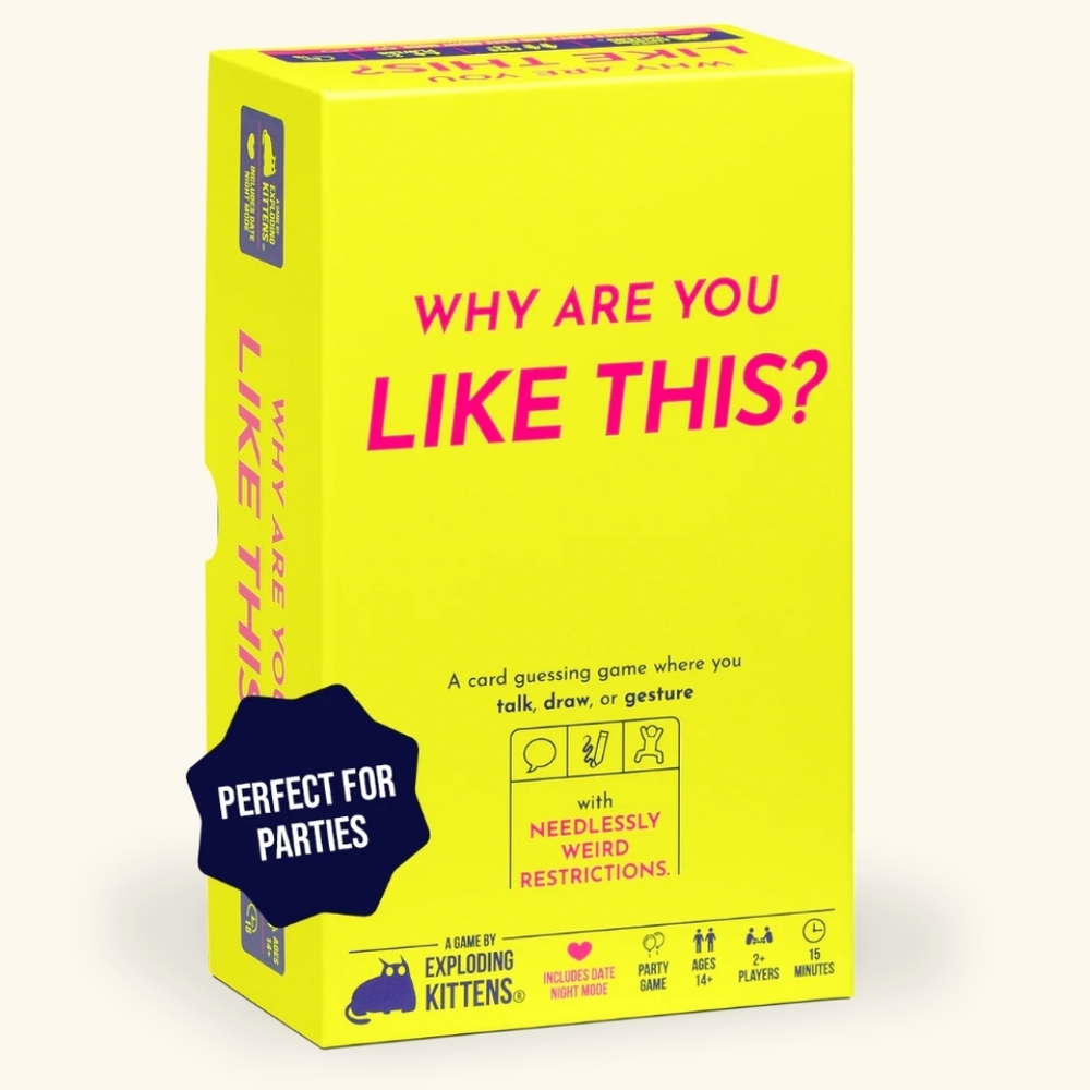 Why Are You Like This?
BESTSELLER
A card guessing game